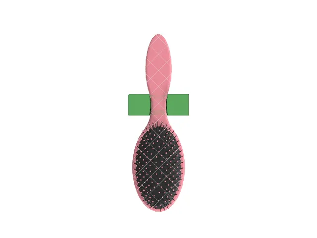 Hairbrush Holder for 3M Command Strip