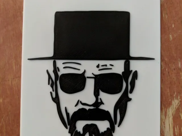 Multicolor Heisenberg print for single extruder printers