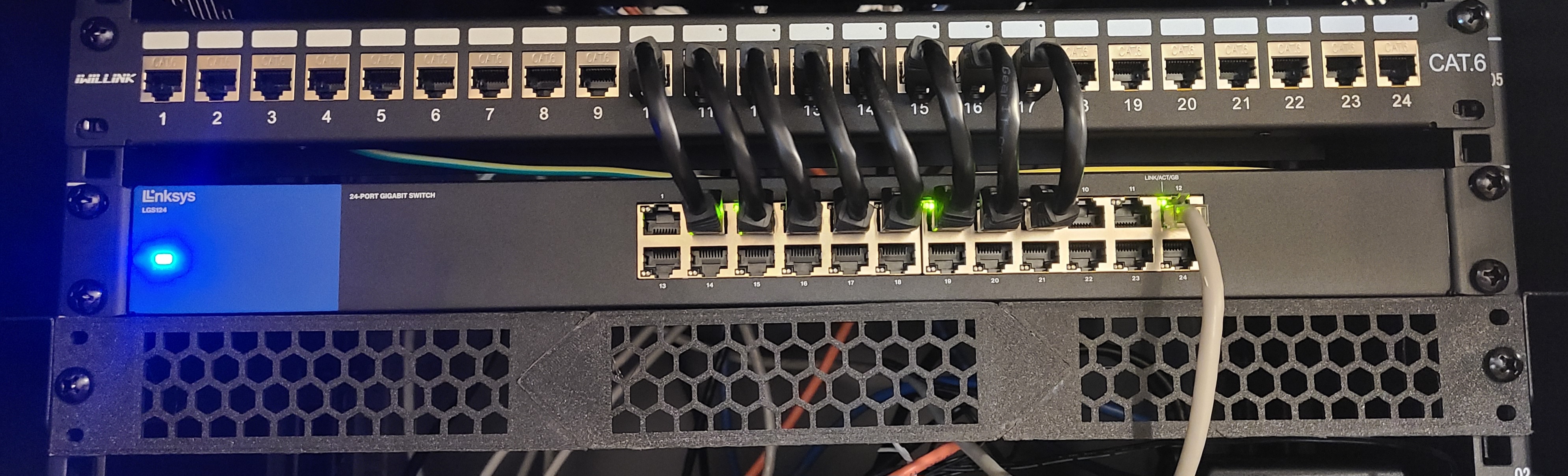 19" 1U Server Rack Cover Plate (Hexagon)