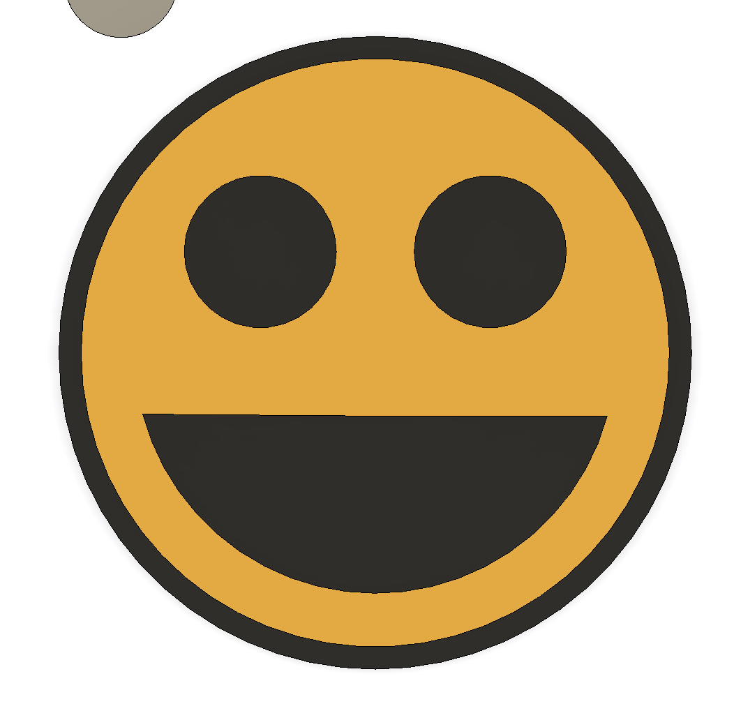 Smiley Face Shirt pin