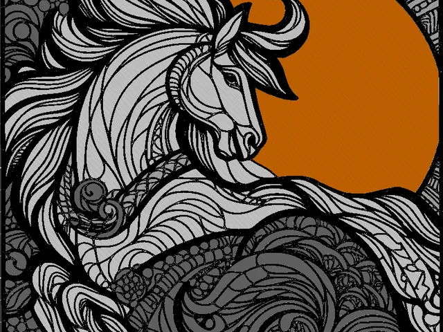Wall art: Horse (five colours)