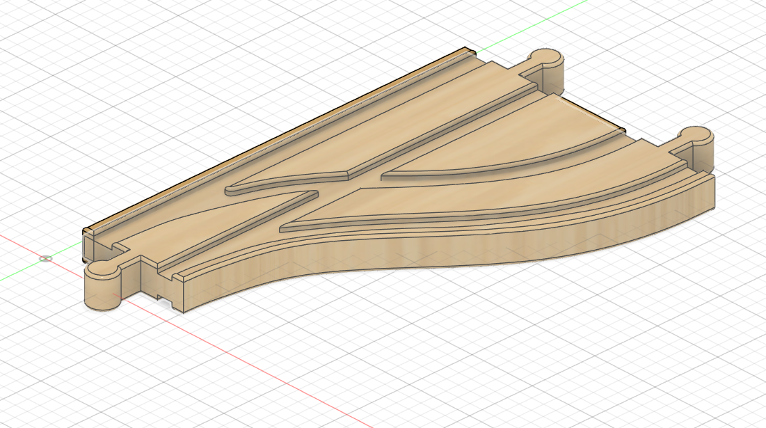 2-to-1 Train Track