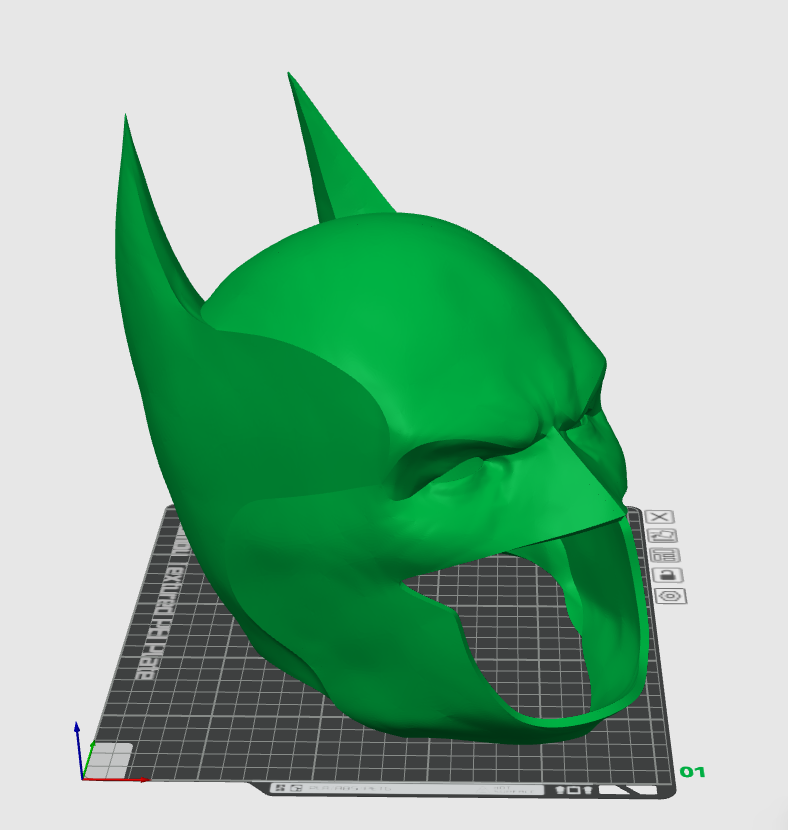 Batman Arkham Origins Cowl by Thor3D | Download free STL model ...