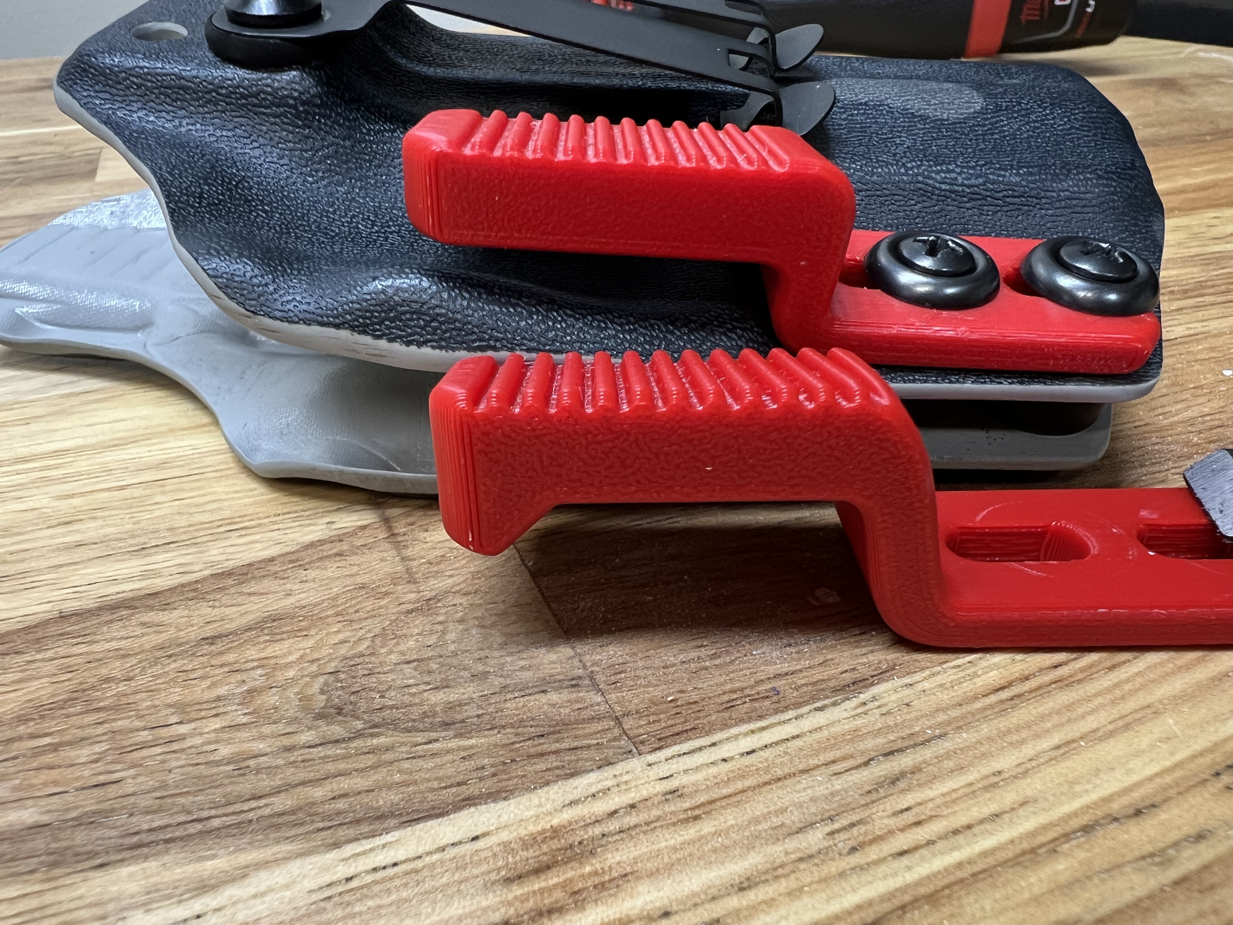 Low Profile 2 Hole Holster Claw/Wing (Small Footprint)