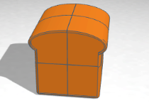 Miniatura 3 do modelo 3D Bread 2x2