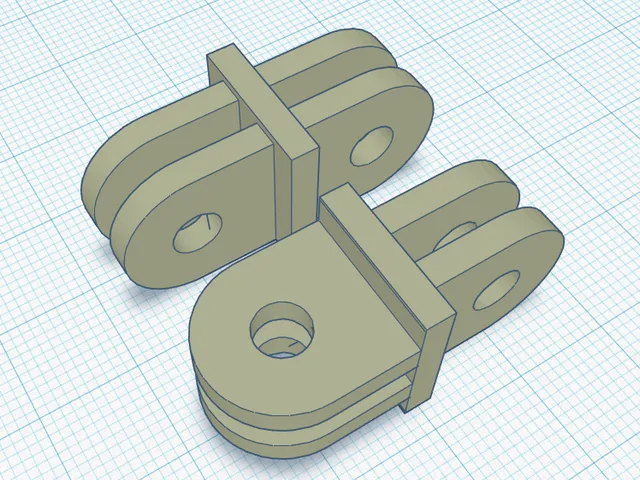 Modular Mounting System - GoPro - Gender/Axis-changer