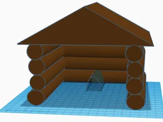 anki cozmo /vector house hut cover [wooden cabin]] by the Carlos ...