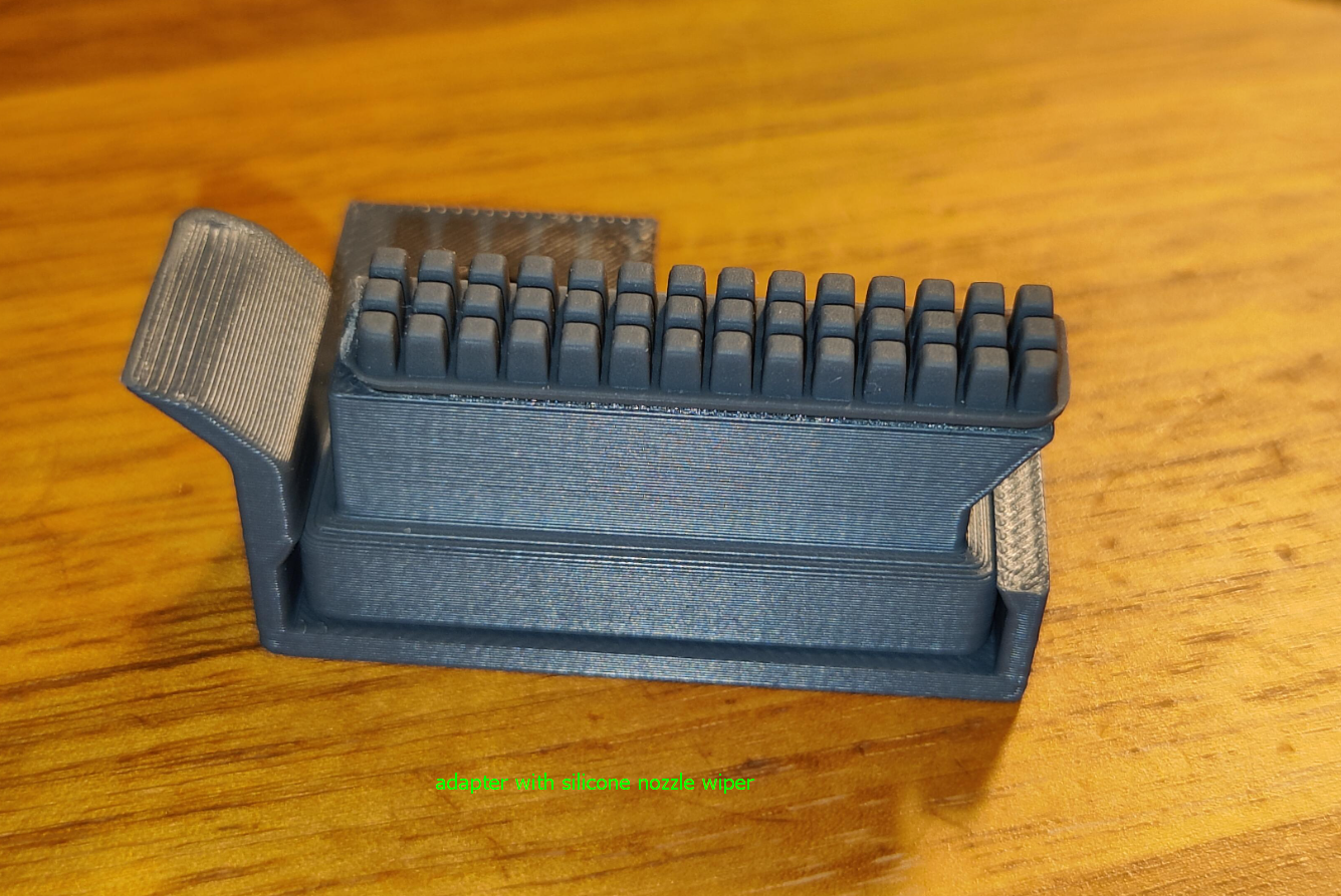 Blobifier - Dropin adapter for Bambu silicone nozzle wiper