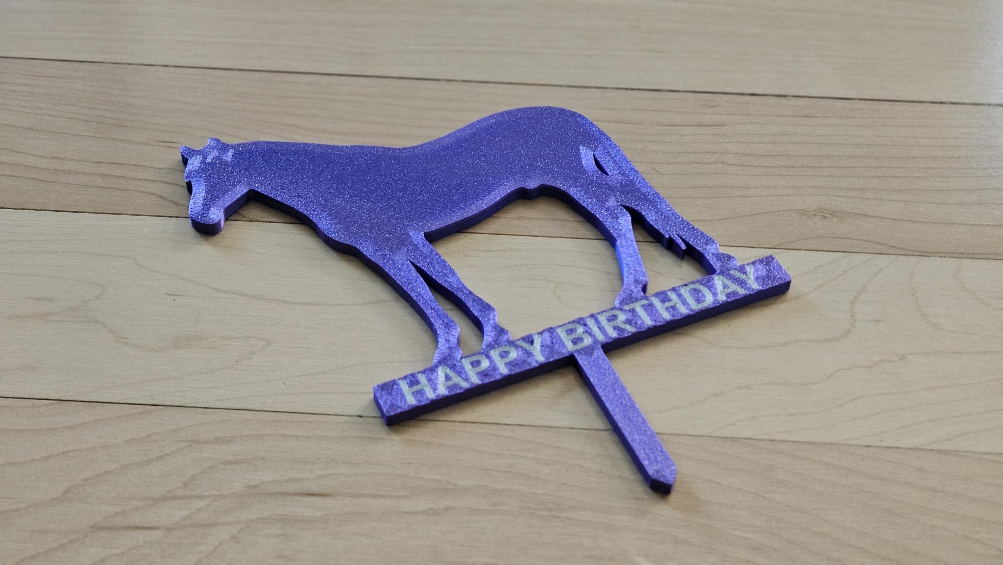 Horse Cake Topper