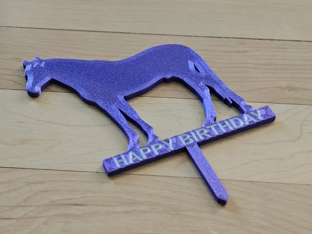 Horse Cake Topper