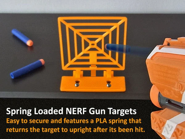 Spring Loaded target for NERF!