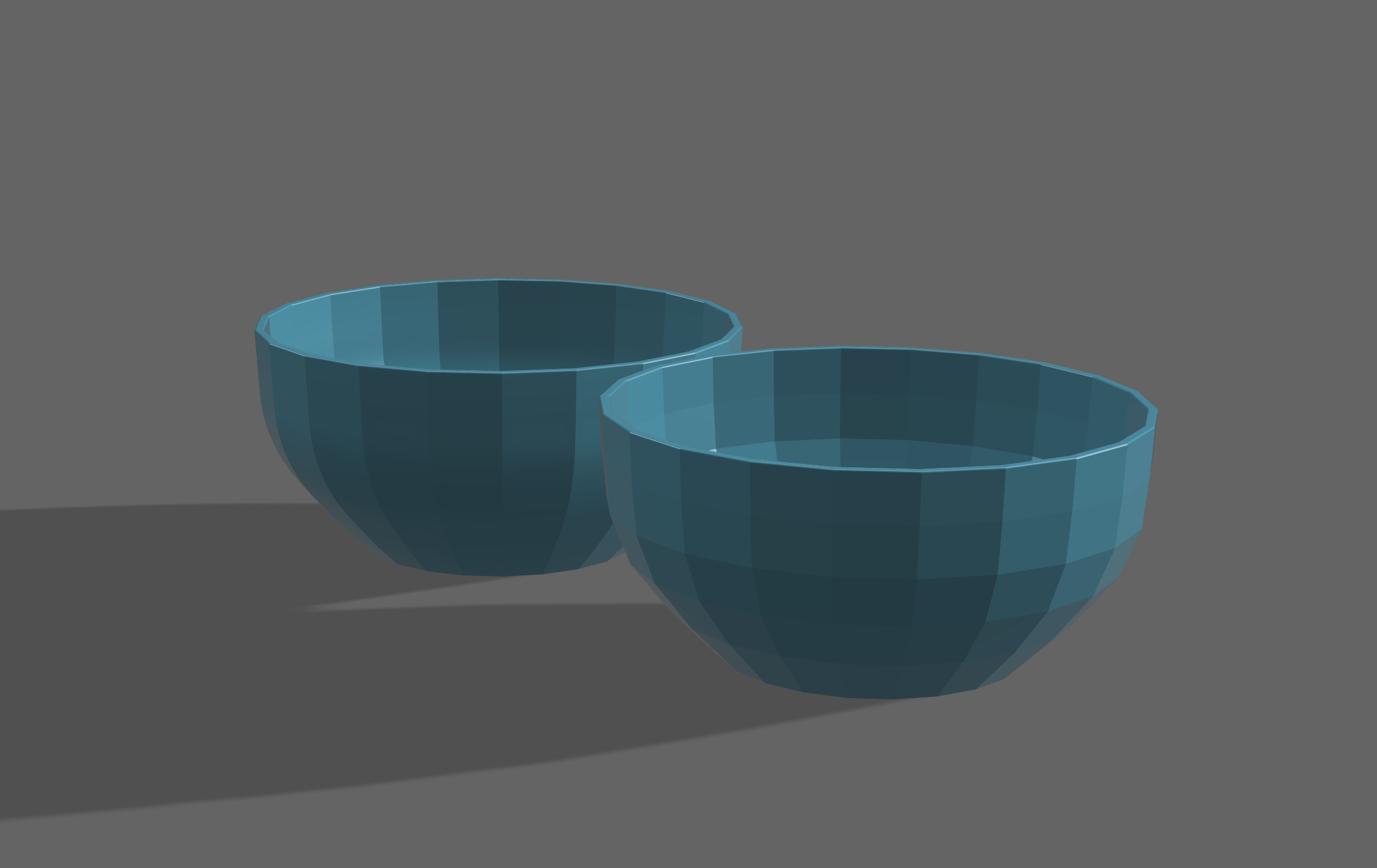 Faceted Bowls