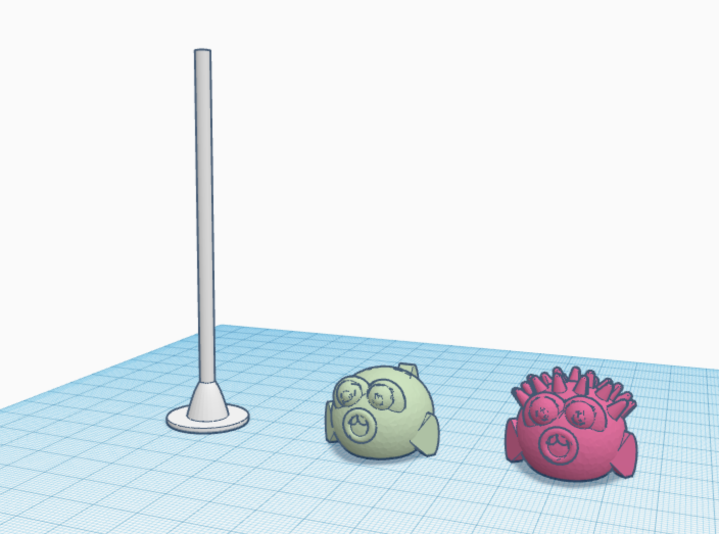 Puffer Fish on pole