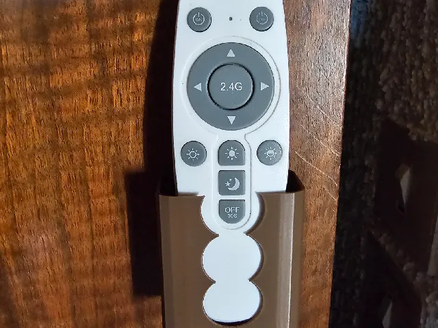 Ceiling lights remote universal holder - Support telecommande plafonnier