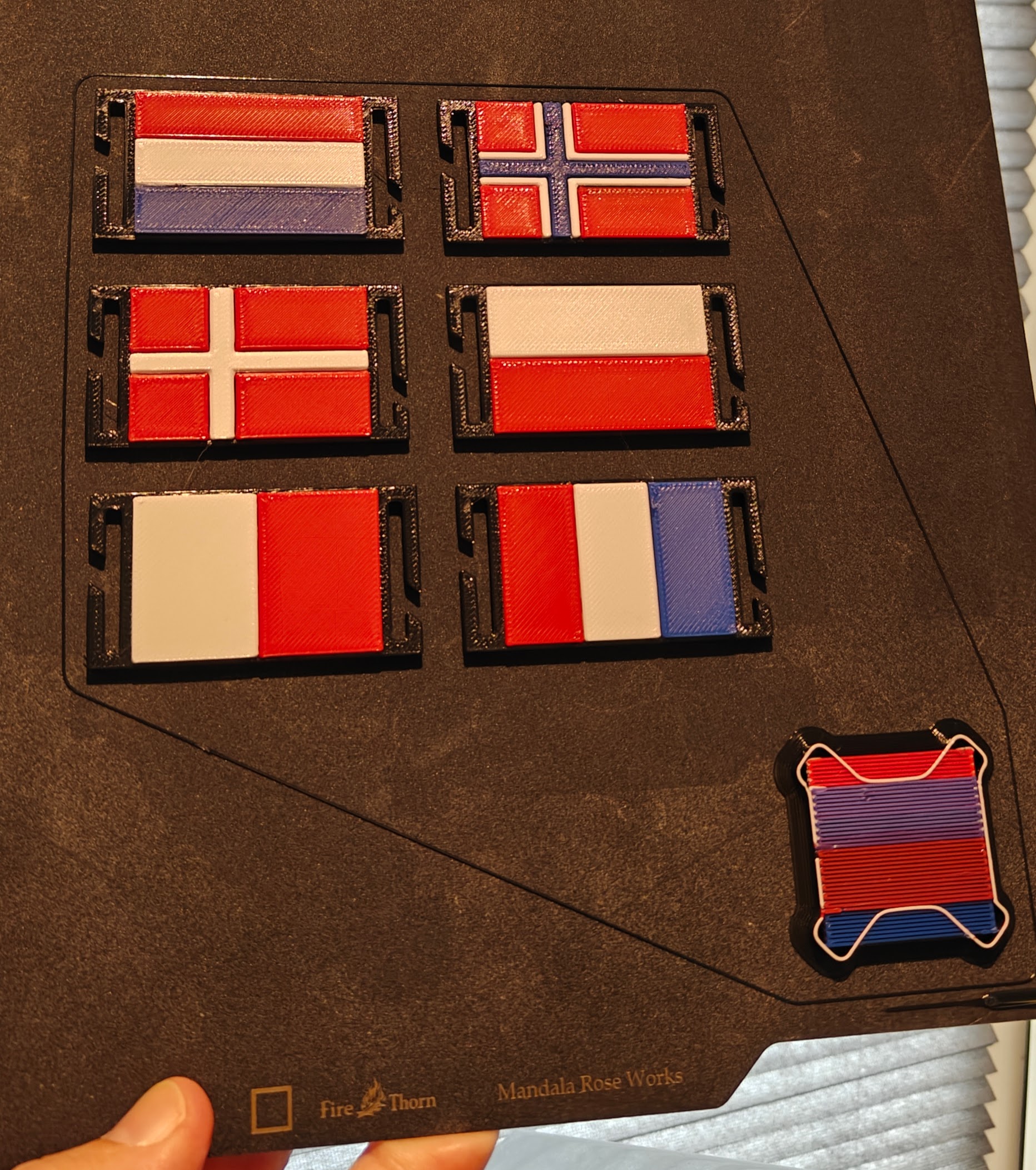 Backpack MOLLE patch European country flags