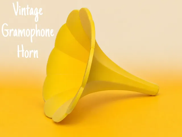 Vintage Gramophone Horn Passive Smartphone Amplifier