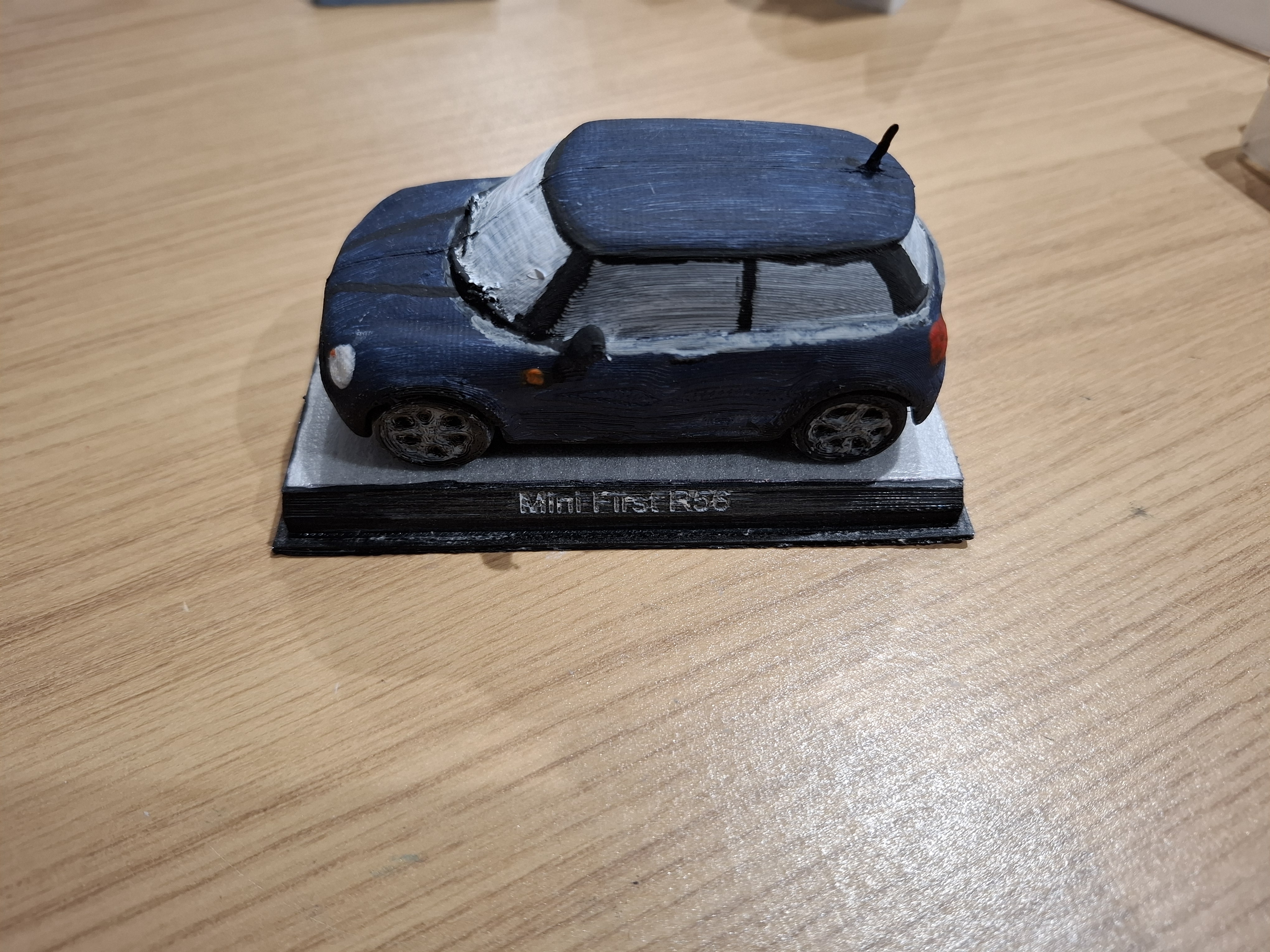 Mini First R56 Car podium 1:43 Scale 3D model