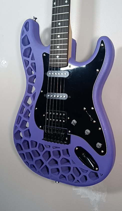 3D Printed Strat-Guitar Body