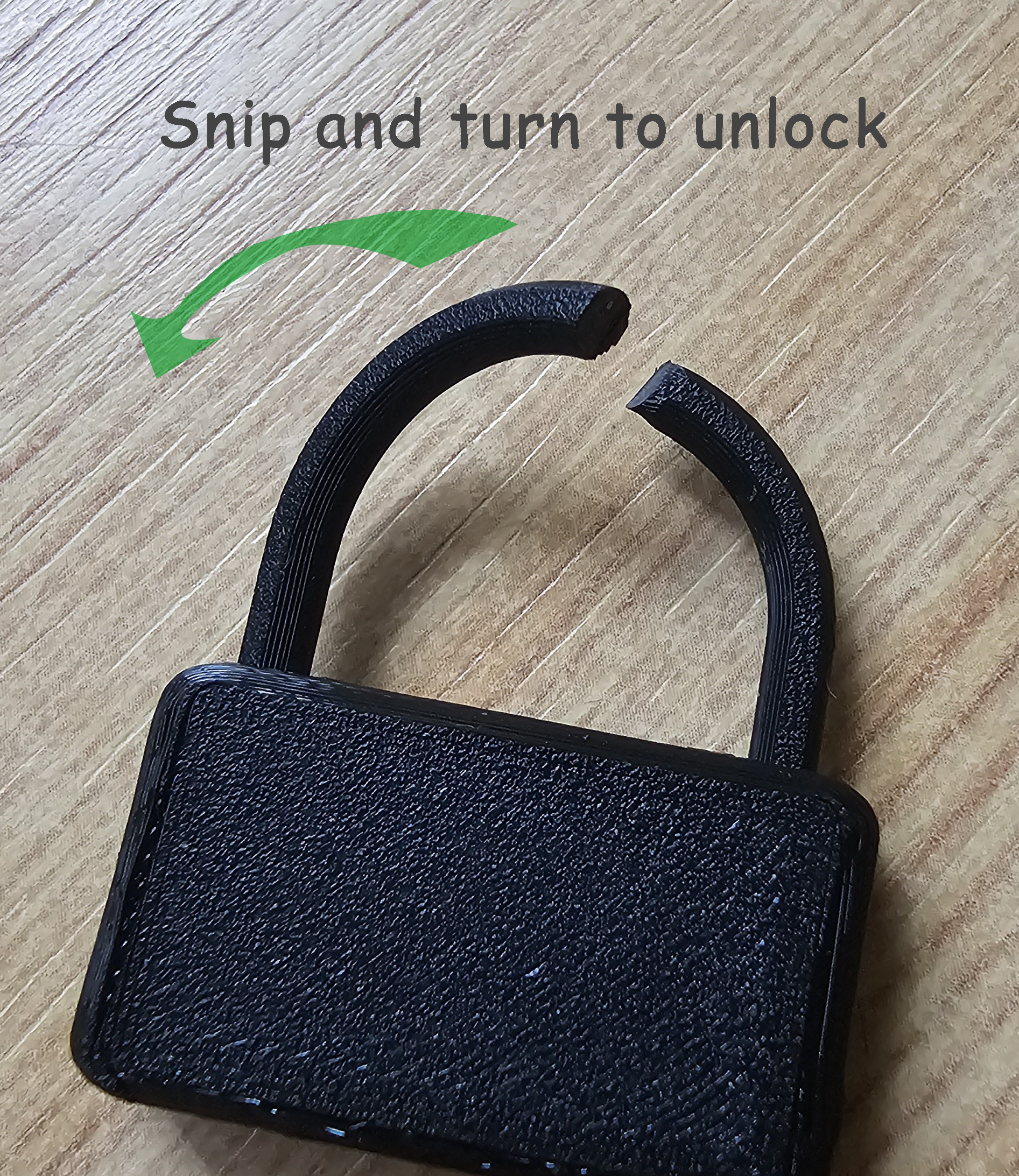 Permanent padlock - reusable seal — miniatura 3