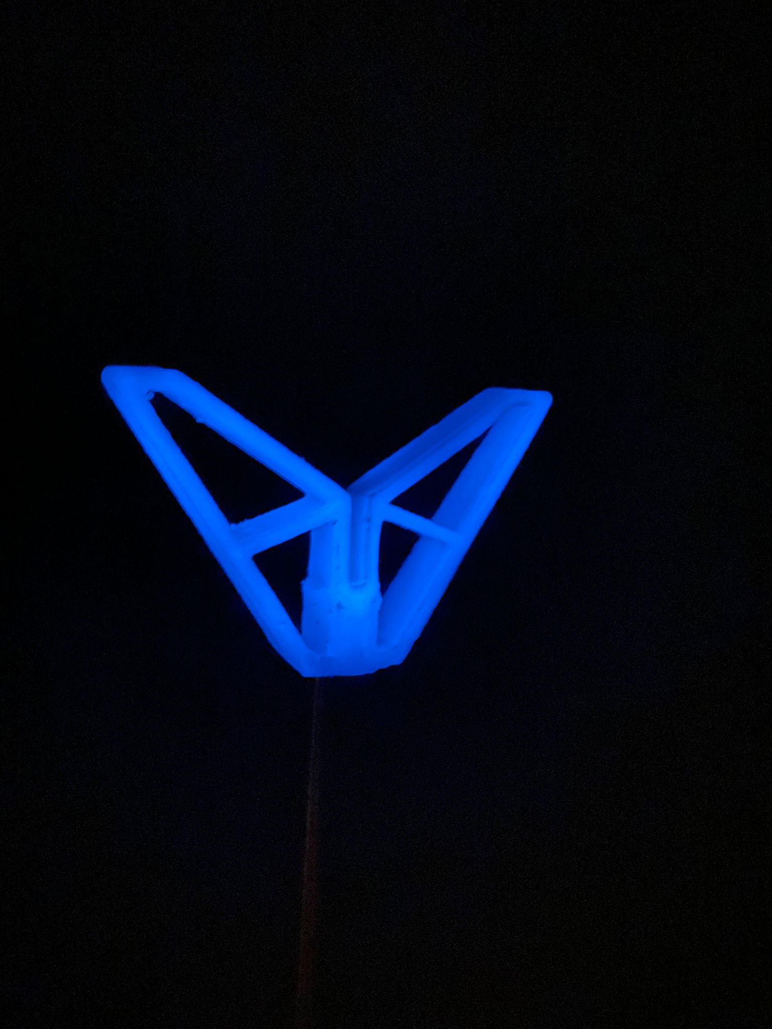 Glow in the Dark Fishing Rod Holder – 12 mm Rod Mount