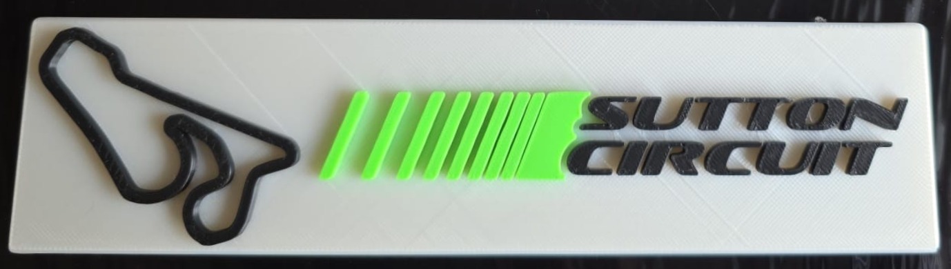 Sutton Circuit bar sign for mancave/sports bar