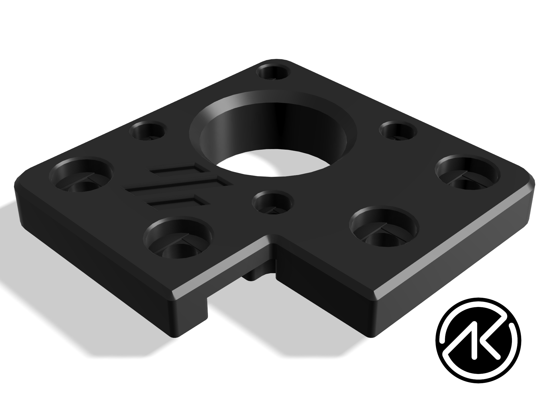 Voron Trident (AK Stealth Wires) inverted electronics stepper right