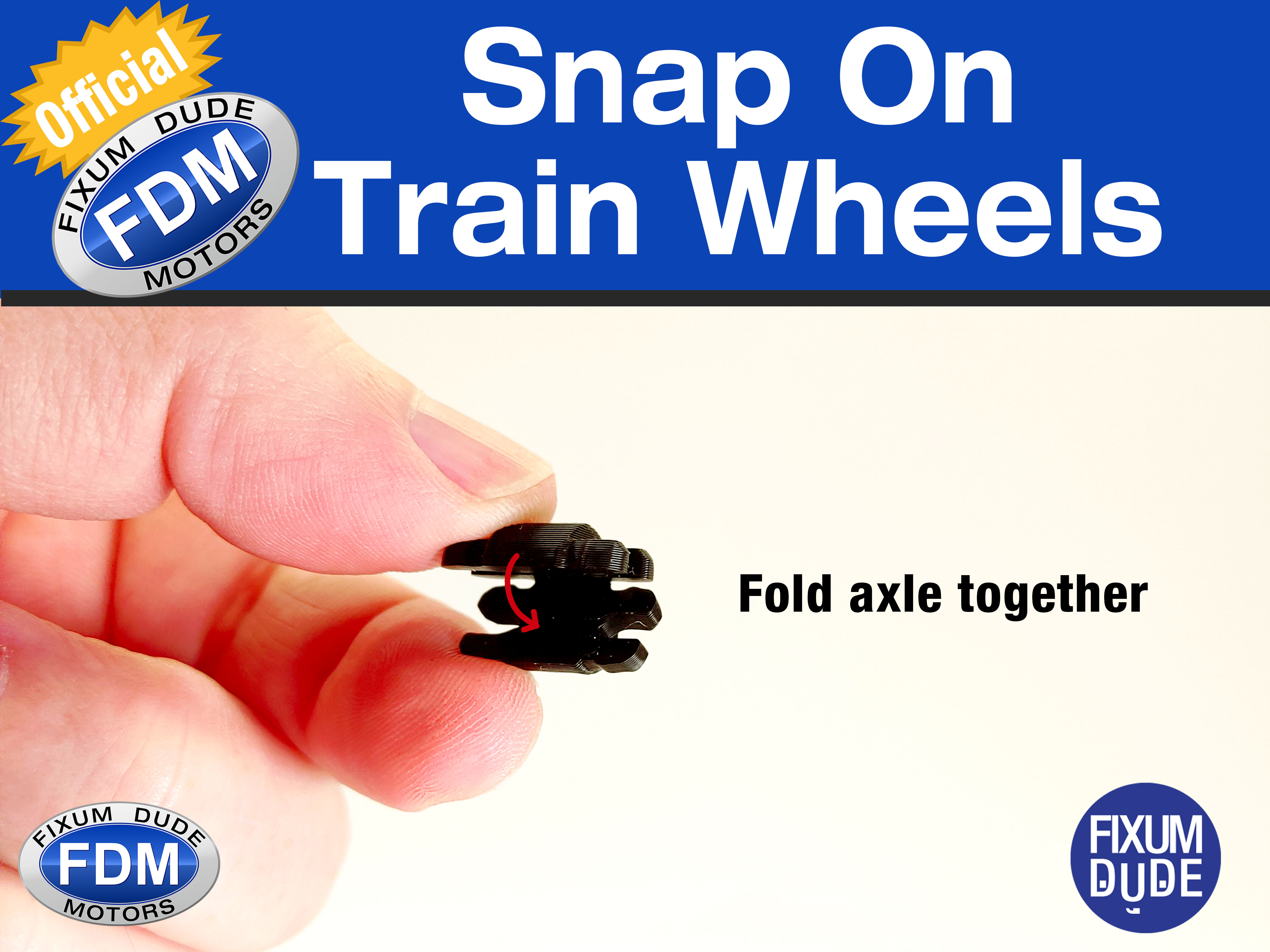 FDM PiP Trains Snap On Replacement Wheels — thumbnail 2