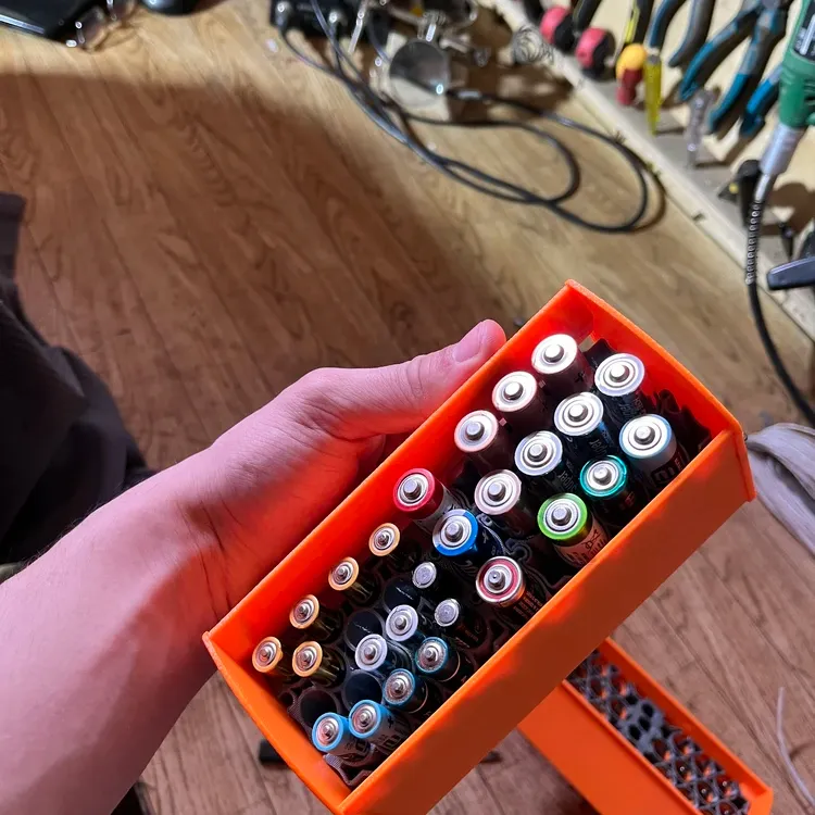 Wallganizer Remix – AA / AAA Battery and Drill Bit Inserts by 3DiWell ...
