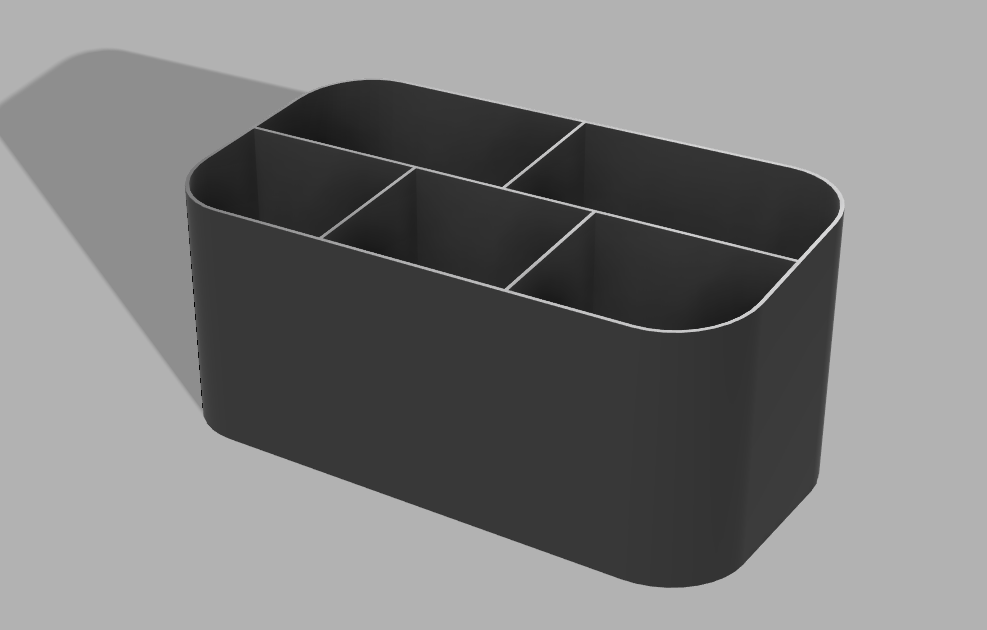 Simple Container with 6 sections