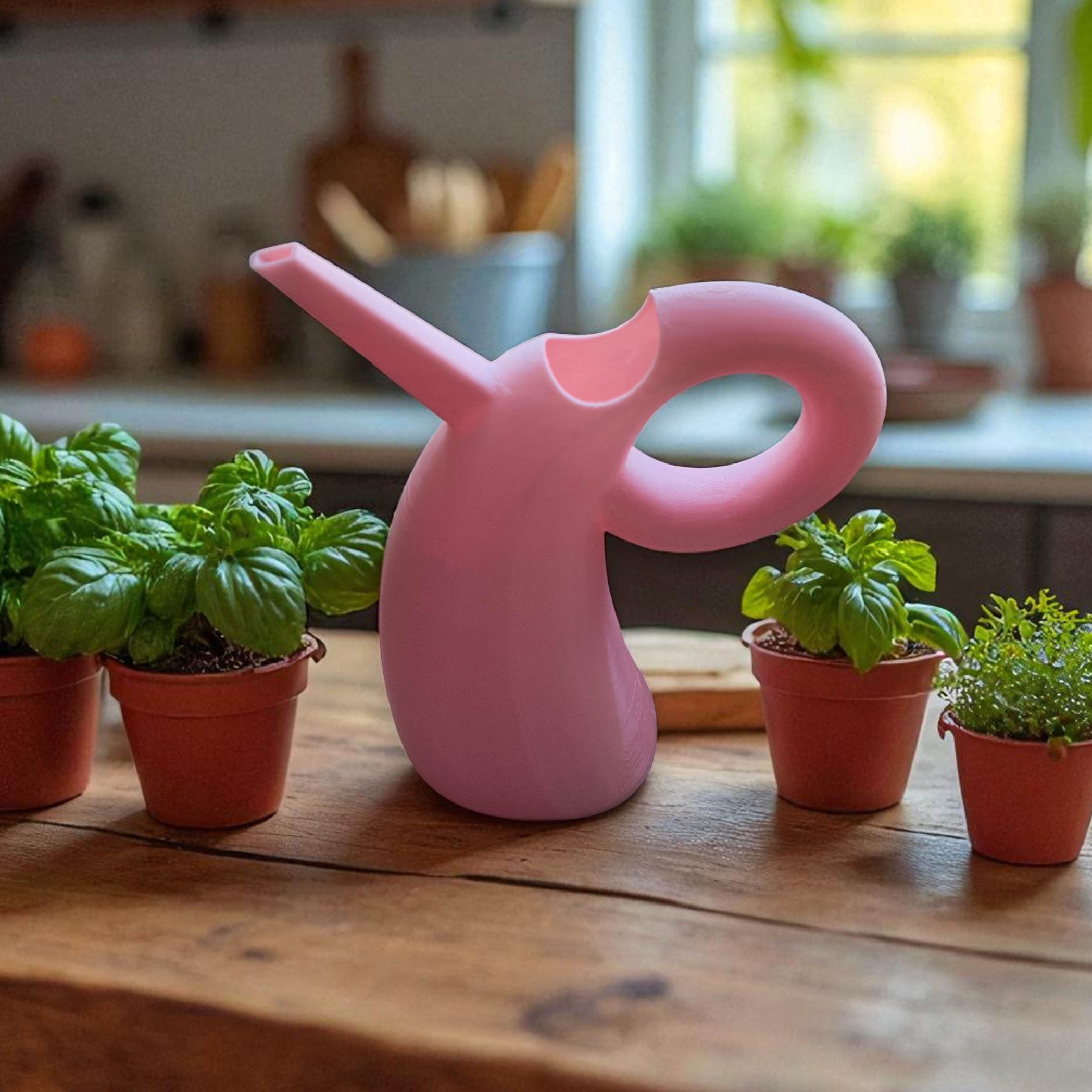 Organic Watering Can - Fluid Form, Exceptional Functionality!