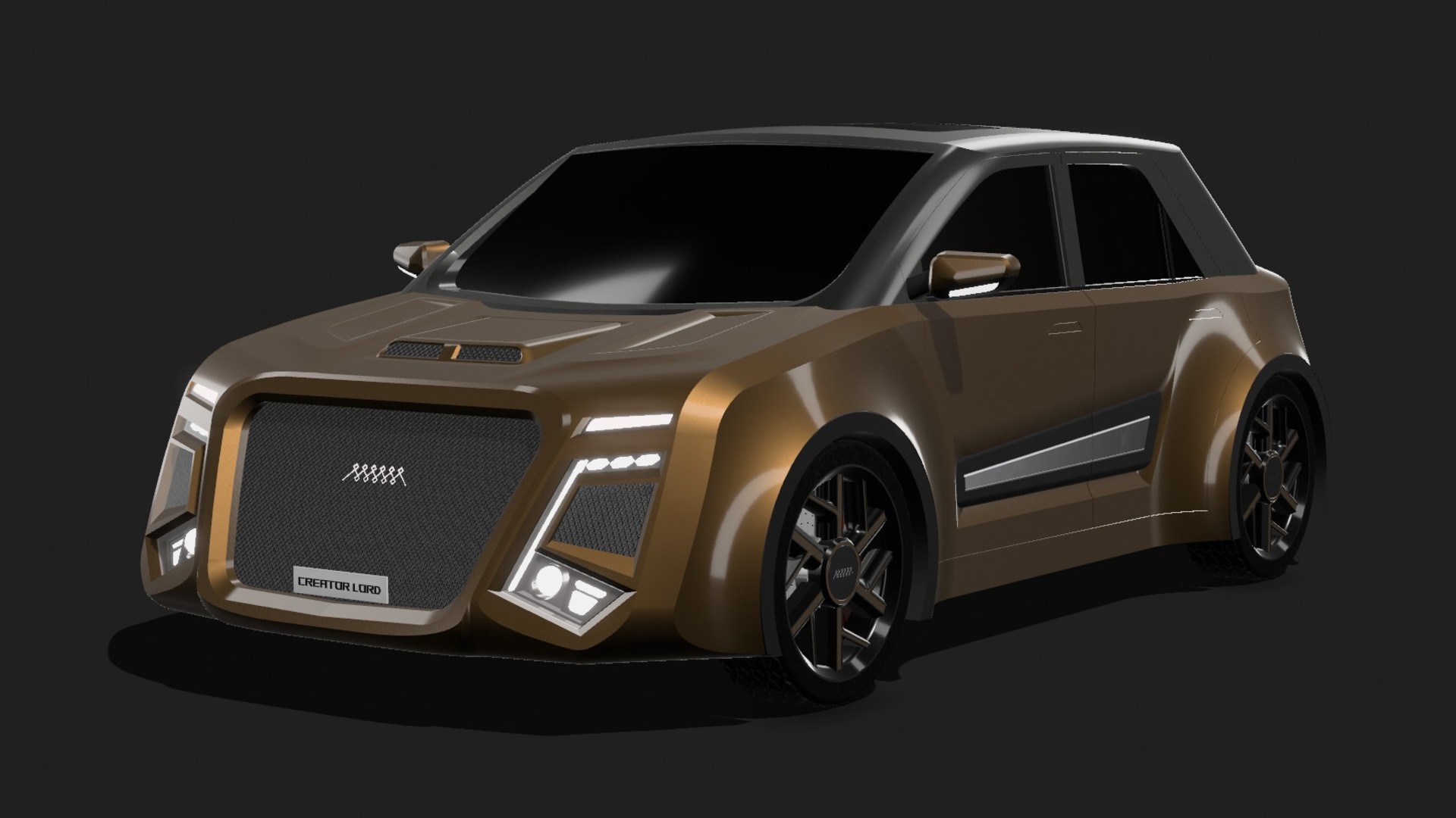 CL1M16 - Futuristic Compact SUV 3D model