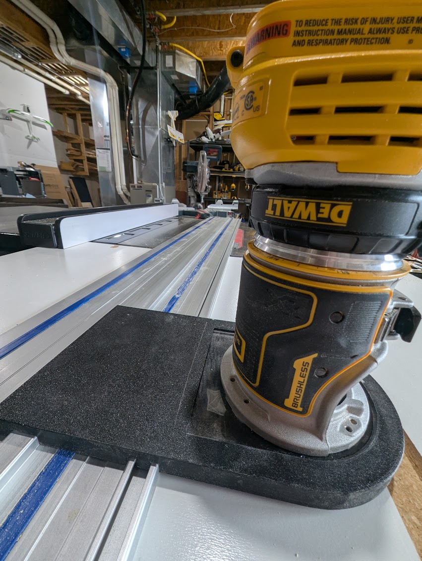 Dewalt Router for Kreg Adaptive Cutting System (the track saw- NOT ACCU-CUT)