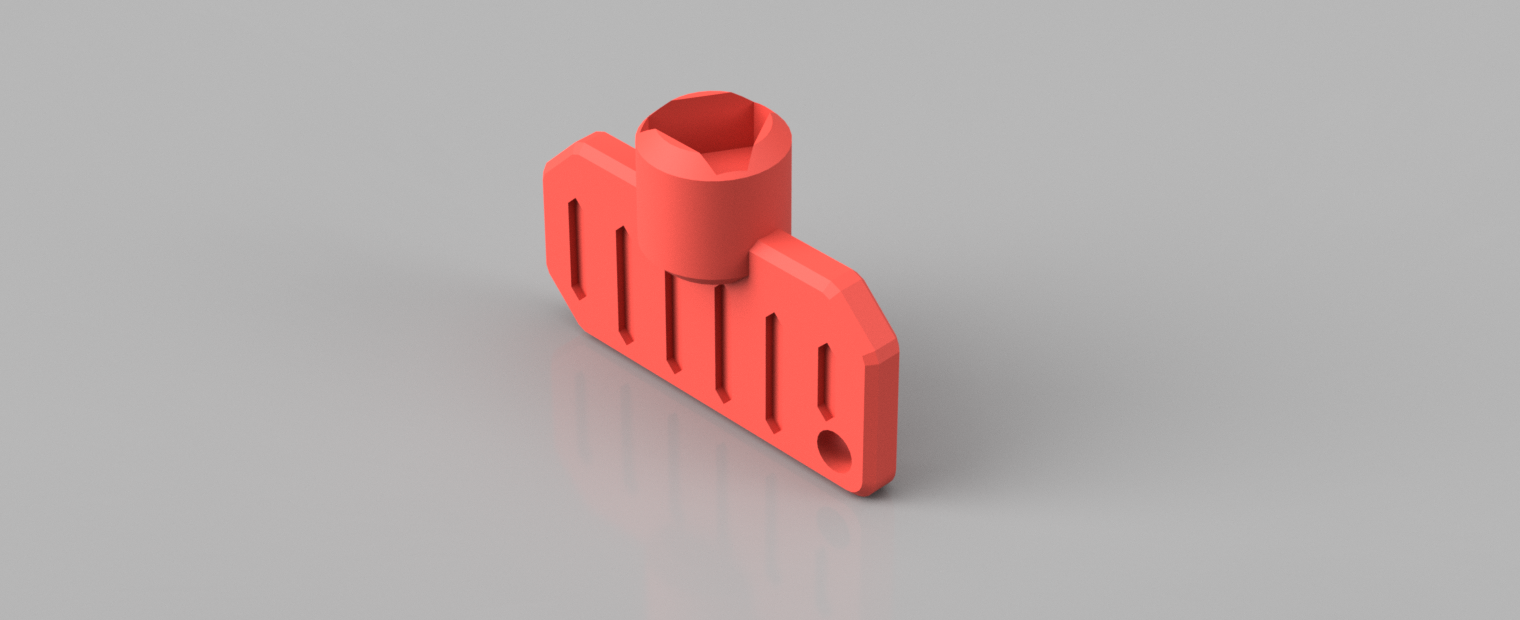 Triangular switchboard cabinet key — thumbnail 3