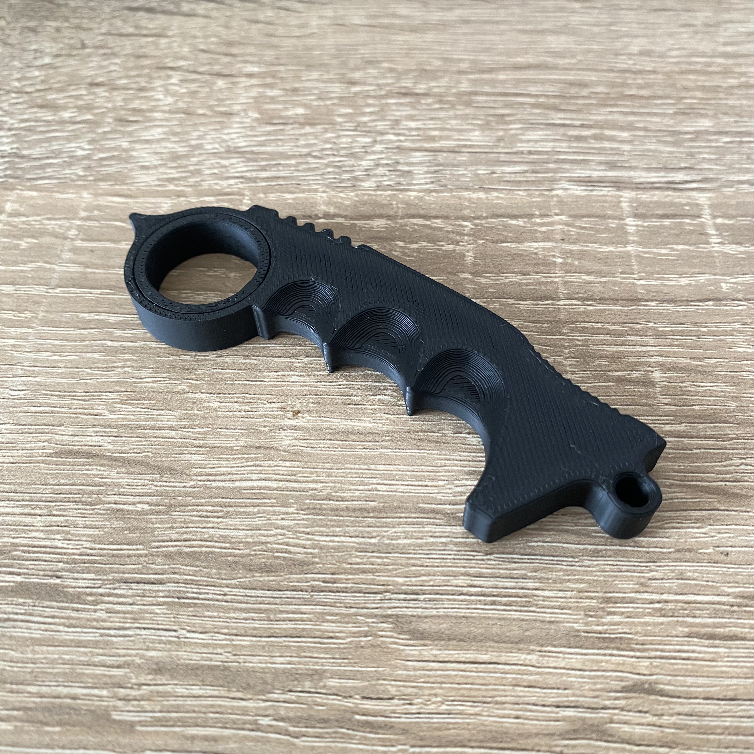 Miniatura 2 do modelo 3D Fidget Karambit Keychain