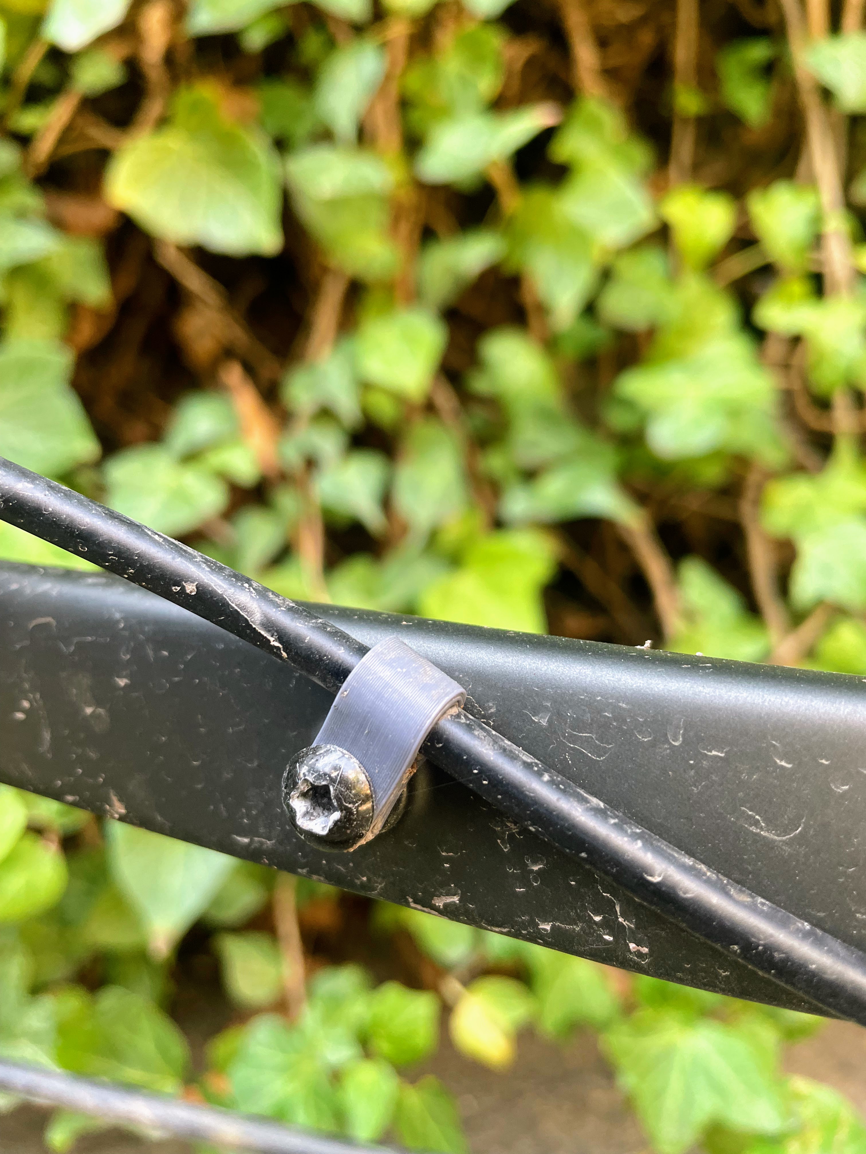 simple bicycle cable guide