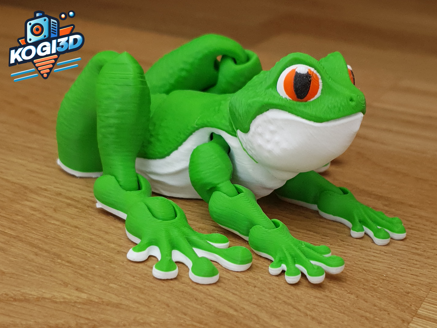 Miniatura 10 do modelo 3D Articulated Tree Frog
