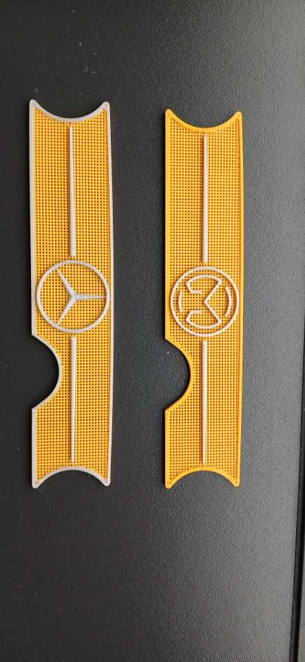 Mogster Mercedes logos for grill and wheels