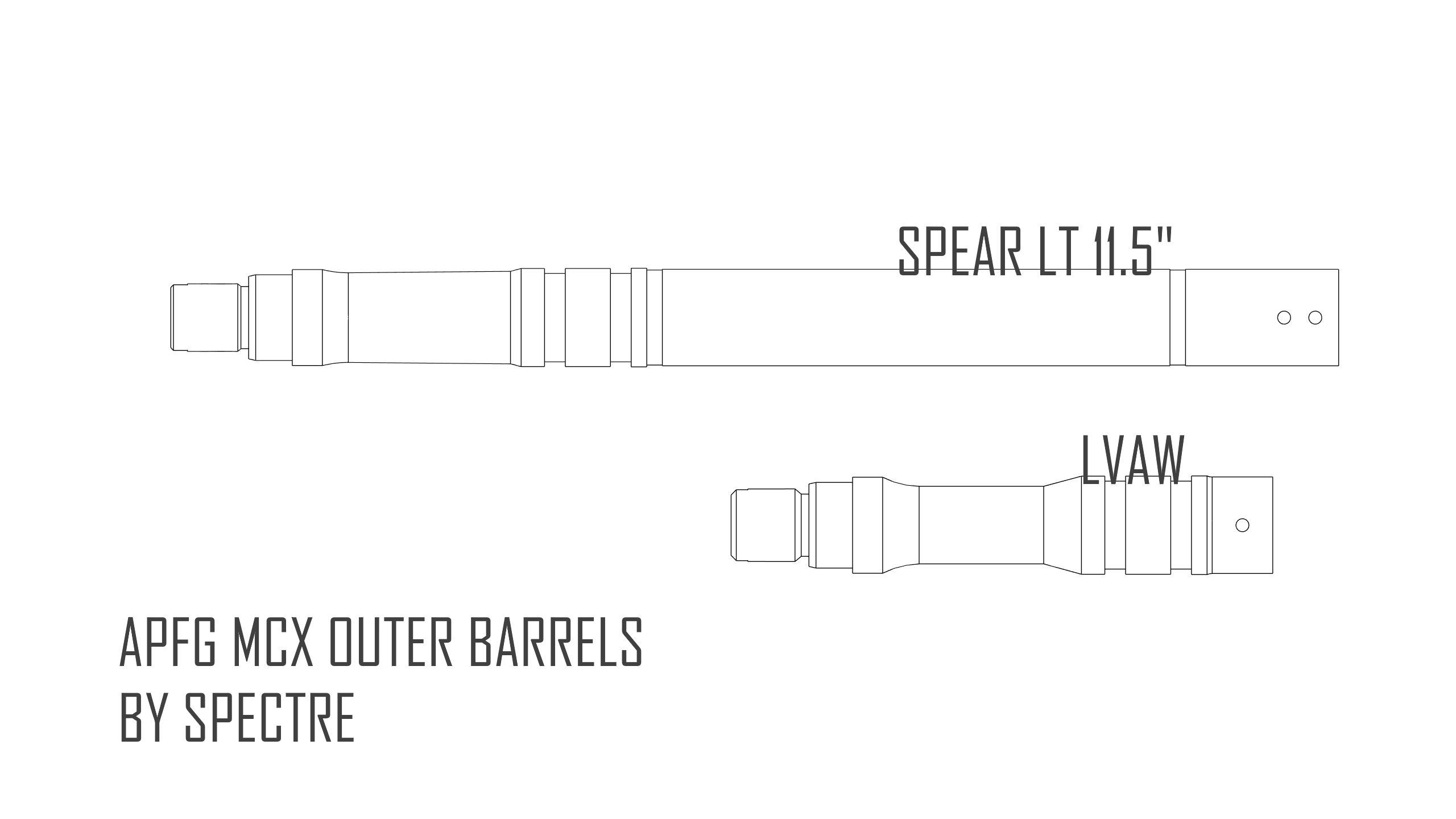 APFG MCX Barrels