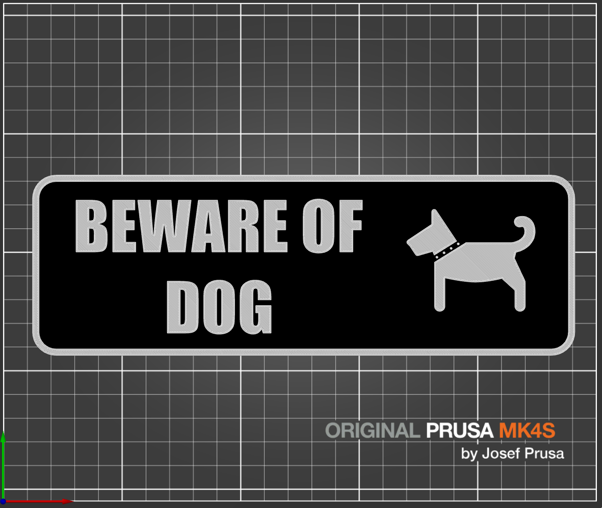 Beware of Dog Sign