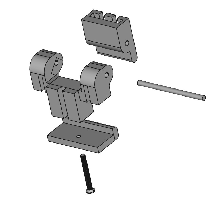 Miniatura 4 do modelo 3D Technics SL-D1 Hinge
