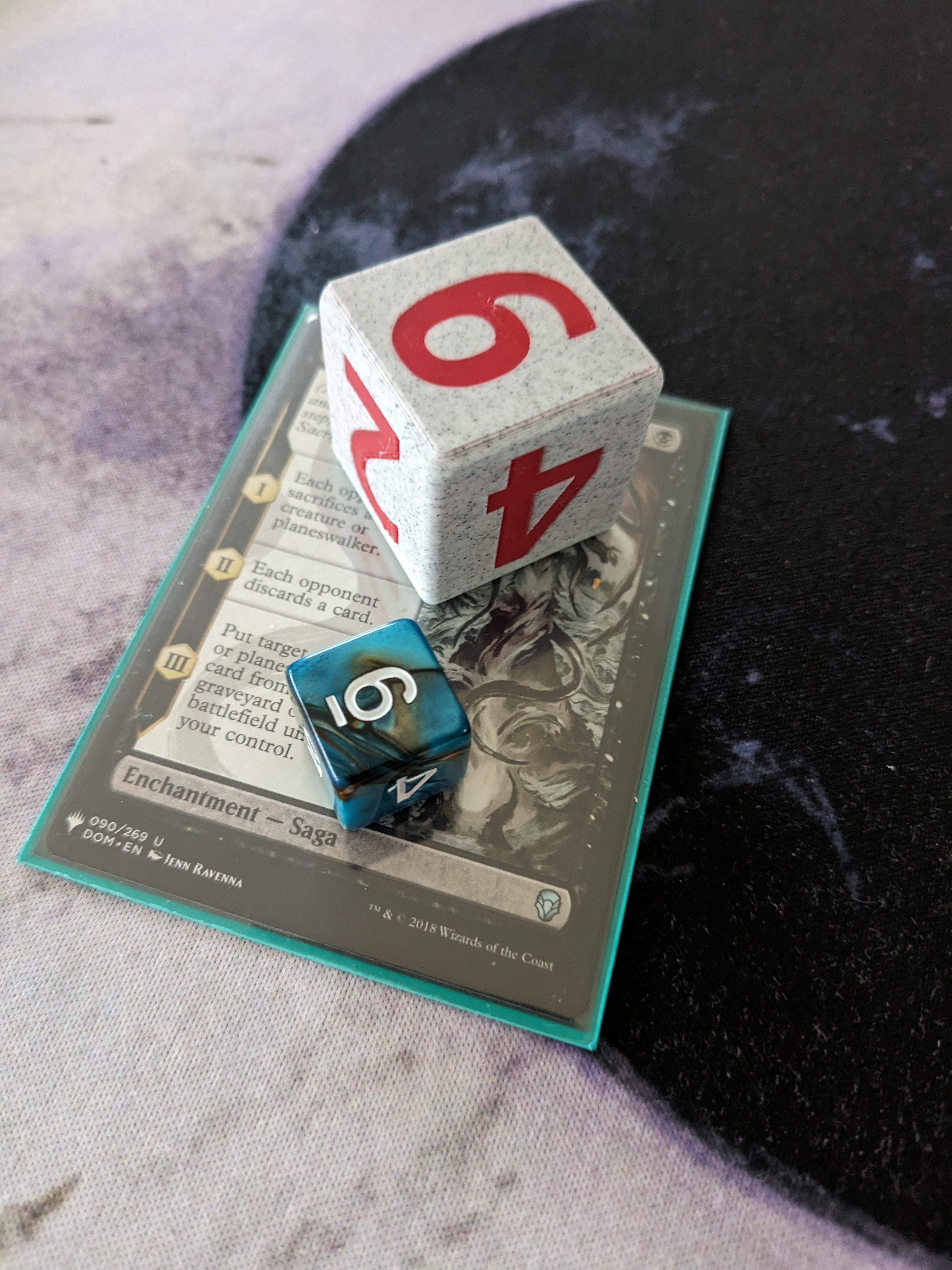 Big D6 Dice - MtG Tracker