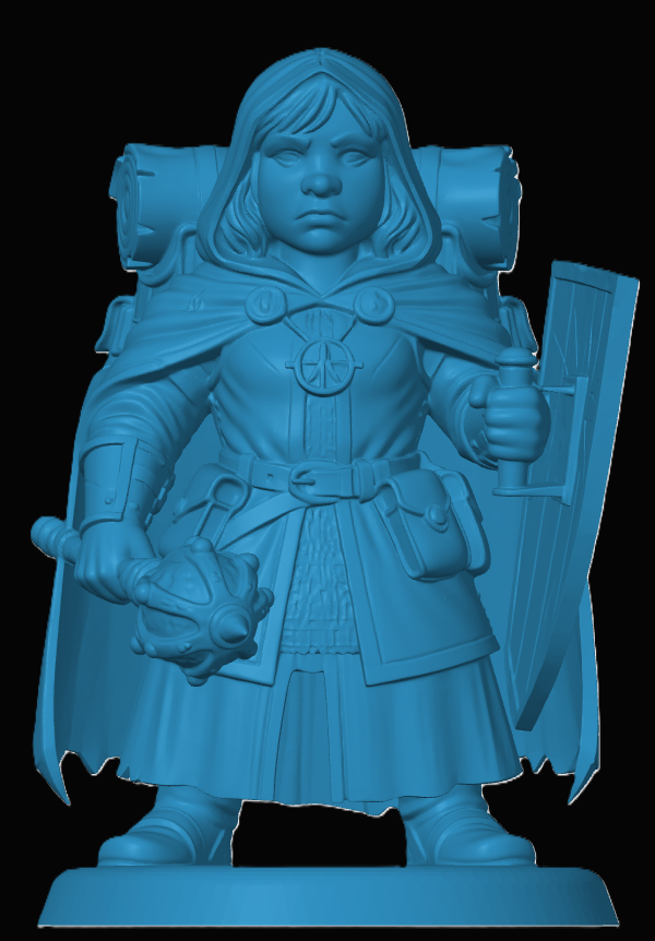 Halfling Cleric — miniatura 3