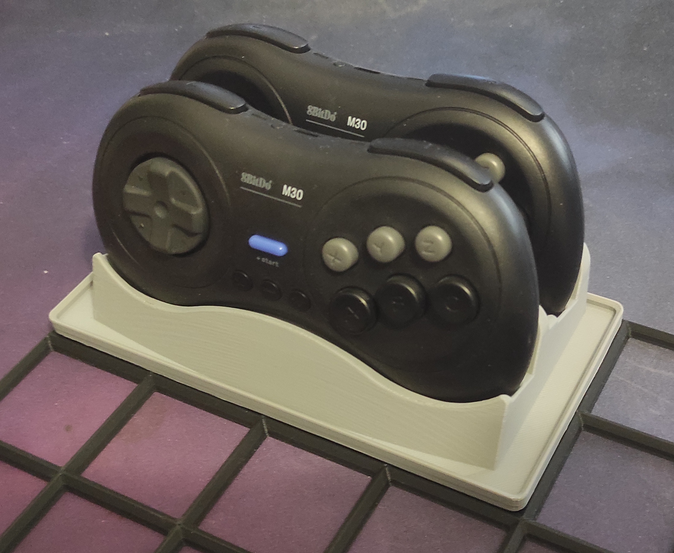 Gridfinity dual 8bitdo M30 support
