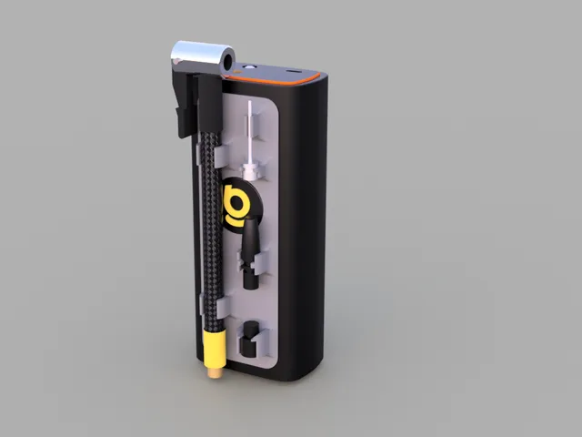 Rear panel for attaching nozzles to the Baseus SuperMini Pro pump