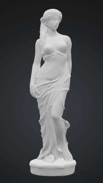 Classical Woman Statue – Decorative Sculpture for 3D Printing