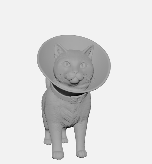 Cat with a krug