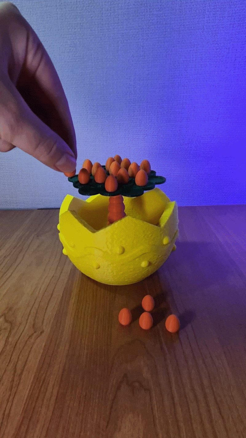 Easter Egg Balance Challenge 3D model by Mazetropolis