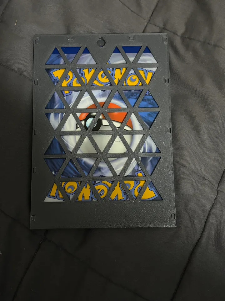 Jumbo Pokemon Card Frame by Cerberus-3D | Download free STL model |  Printables.com