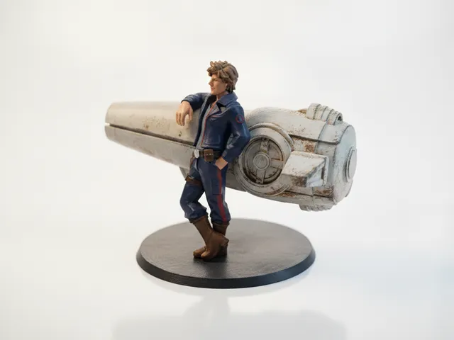 Rocket Man Figurine Space Hero Collectible 3D Printable