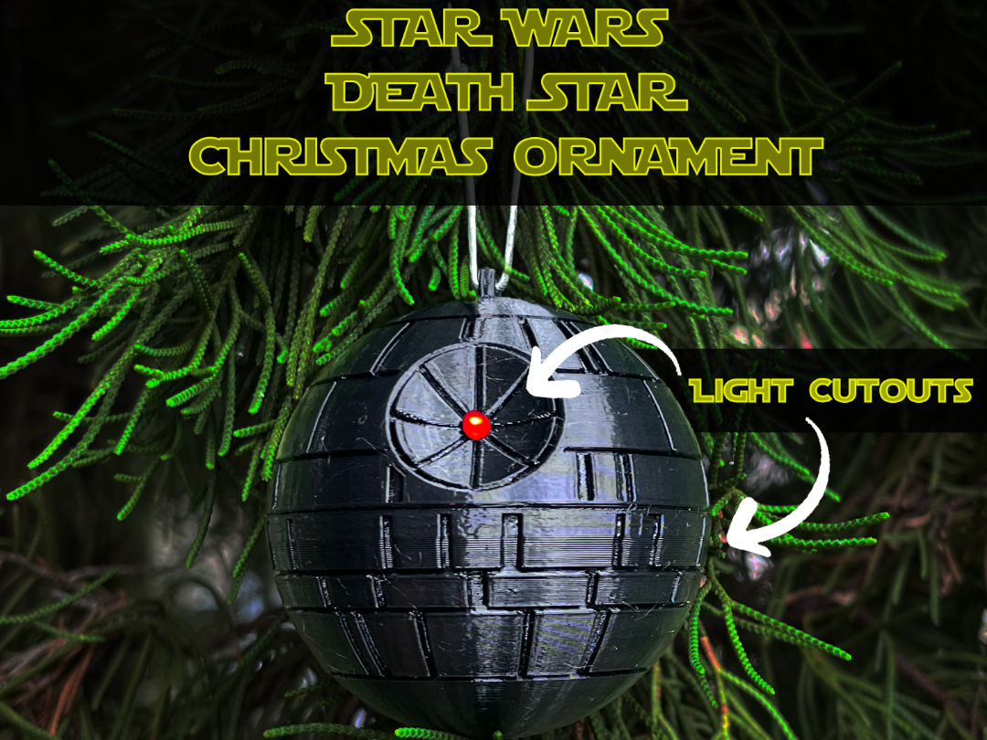 Death Star Christmas Ornament - CC BY